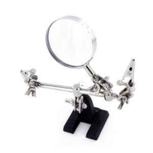Adjustable Helping Hand with Magnifying Glass