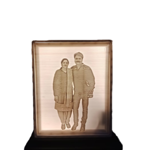 Lithophane Custom Double Side Photo Lamp | Personalized Photo Night Lamp | LED Gift Lamp